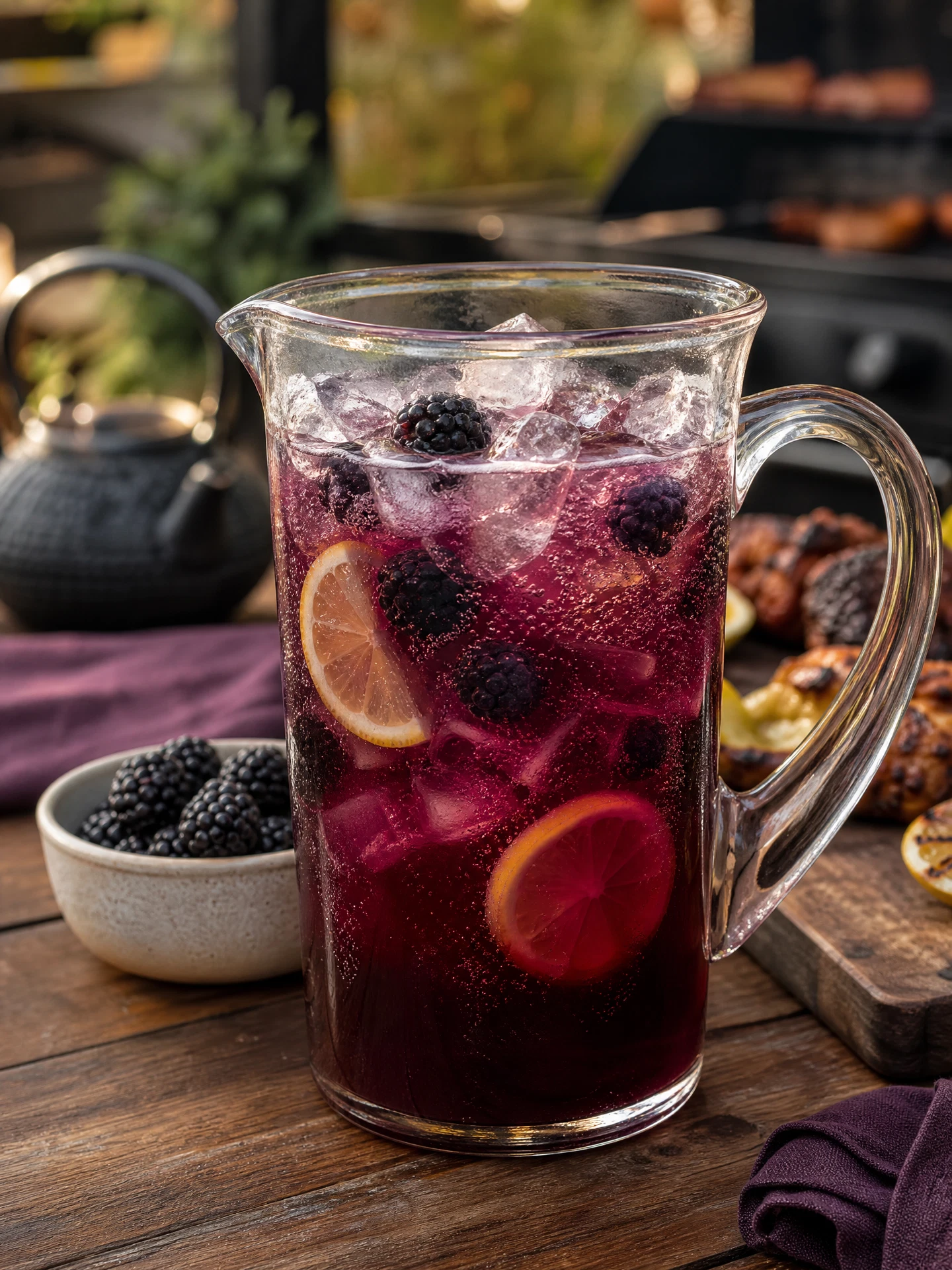 Blackberry Smokehouse Fizz