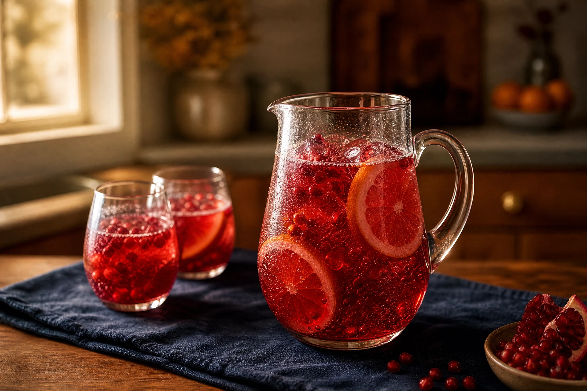 Fourth Quarter Pomegranate Punch