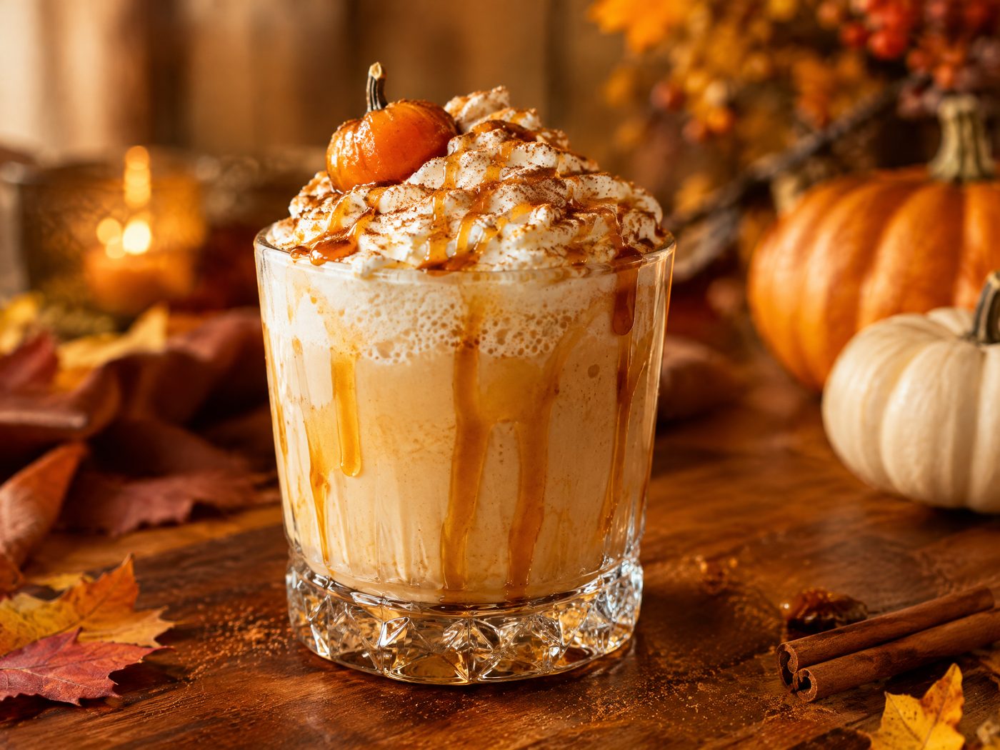 Maple Pumpkin Cream Soda Mocktail