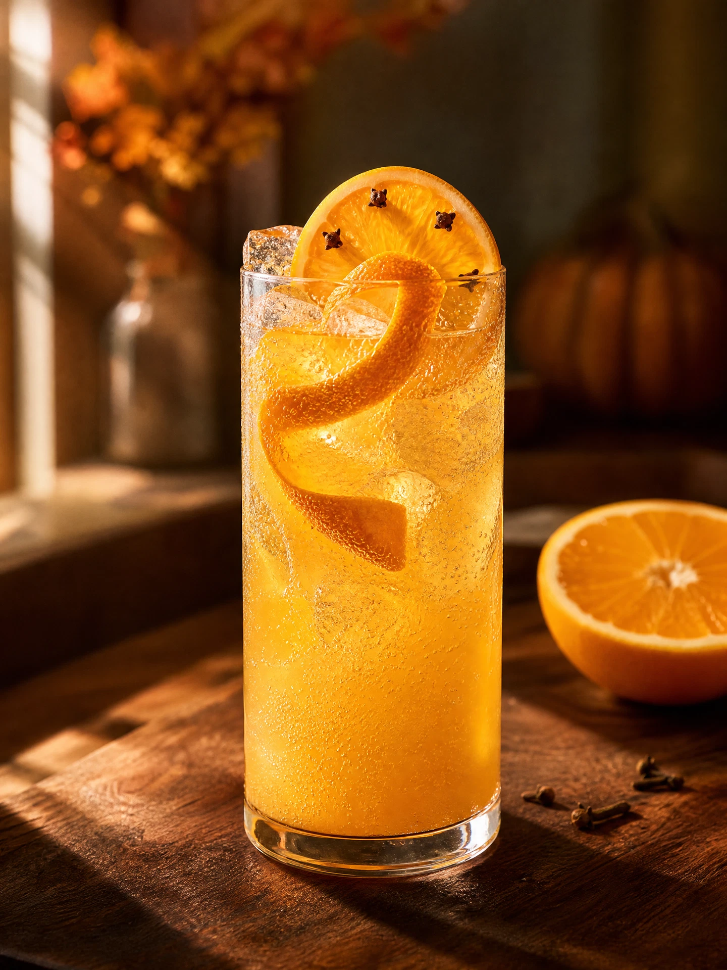 Orange Clove Sparkler