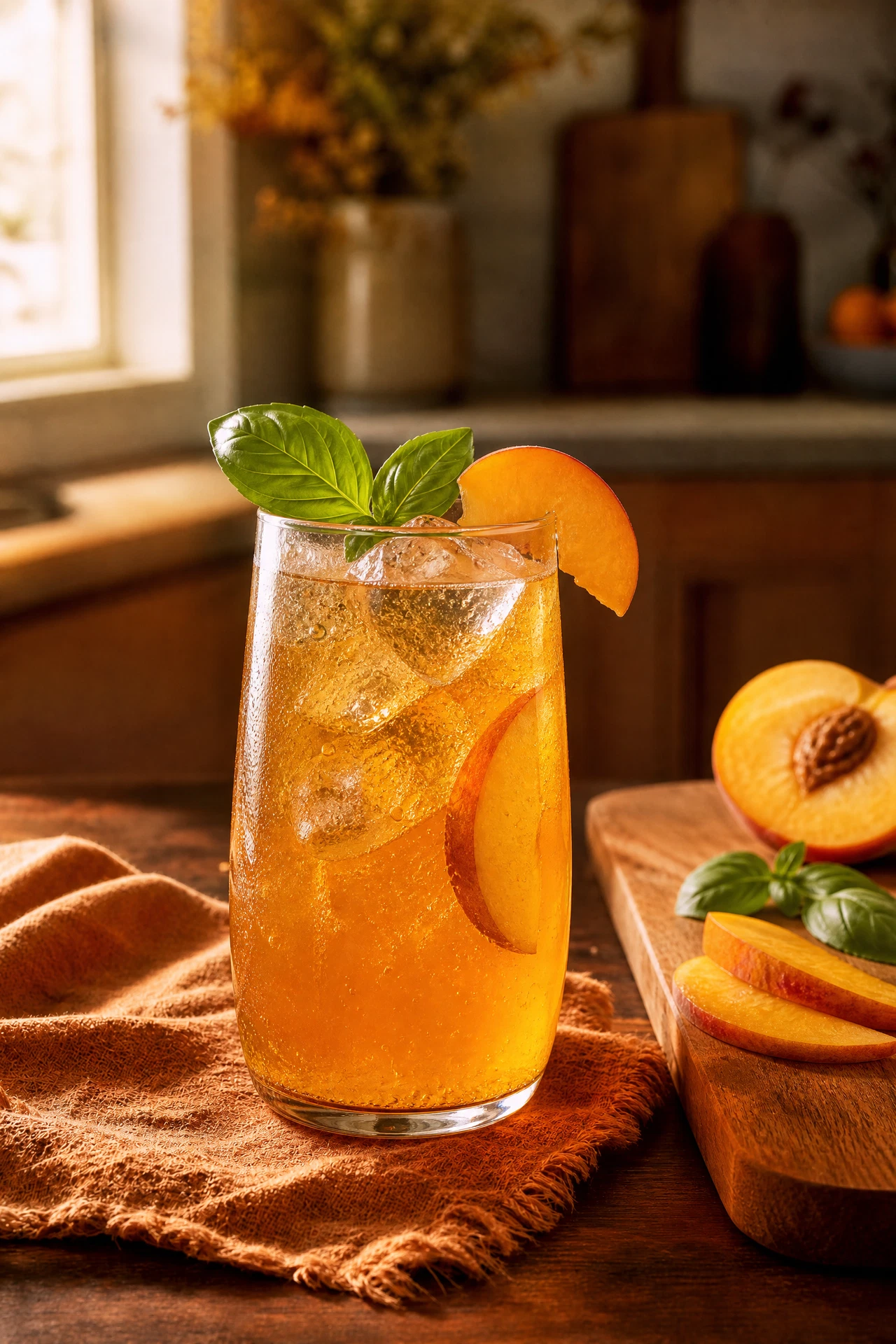 Peach Black Tea Highball