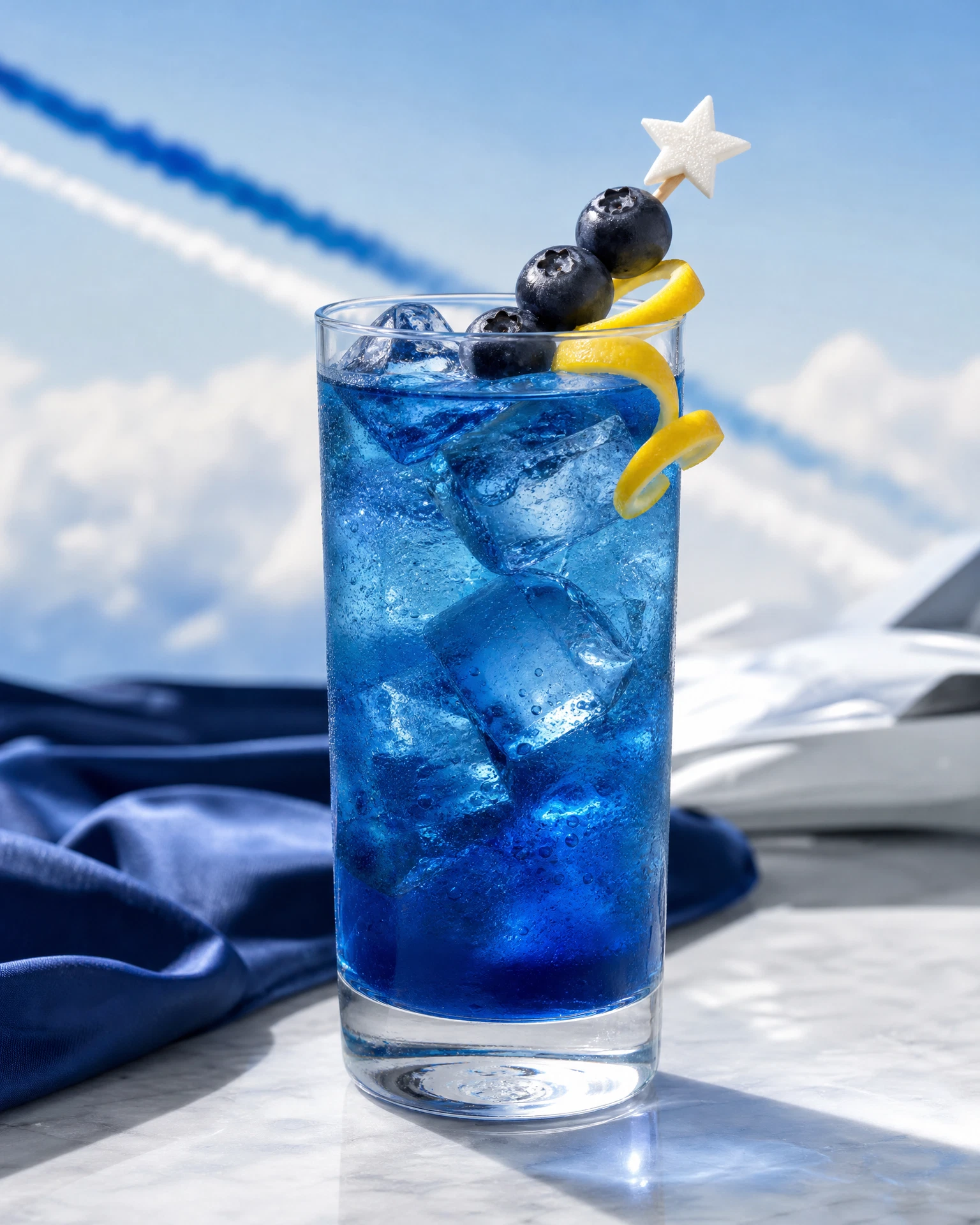 Sky High (US Air Force Mocktail)