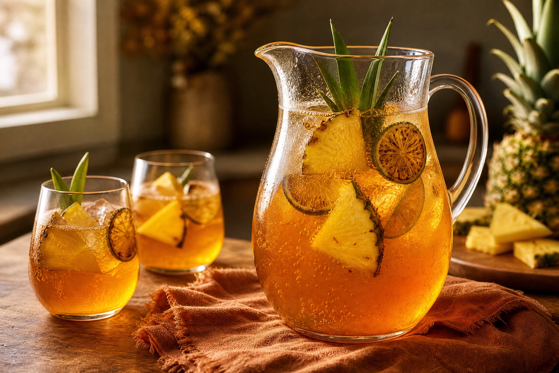 Smoky Pineapple Tamarind Fizz