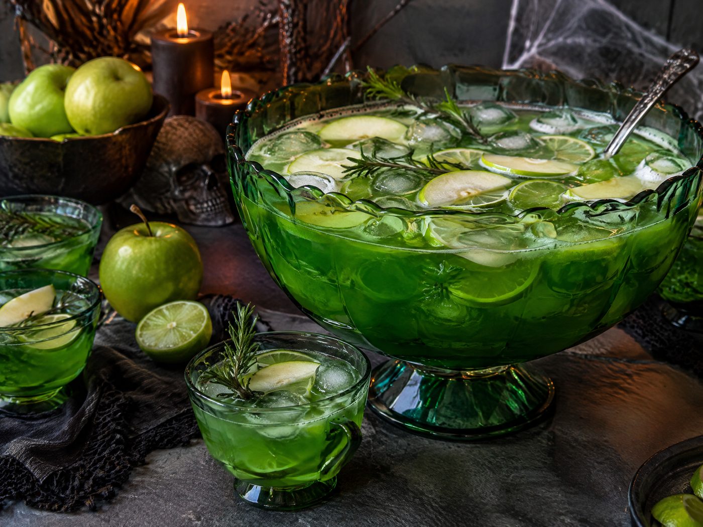 Witch’s Brew Green Punch Mocktail